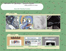 Tablet Screenshot of demon-sushi.com